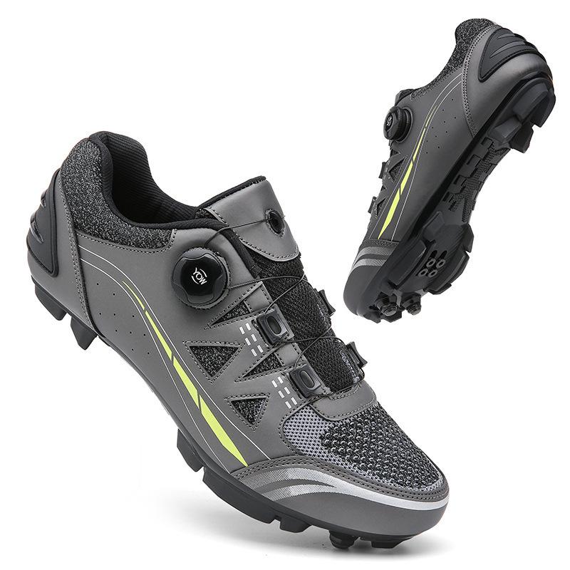 New Road Self-locking Cycling Shoes Hard-soled Mountain Bike Shoes Help Bicycle Lock Shoes Men's Riding