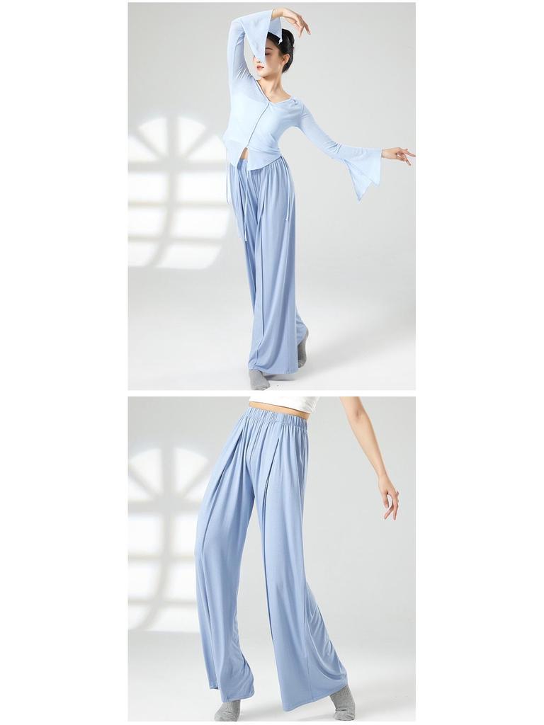 Four Seasons Damen Klassischer & Moderner Tanz Weitbeinige Hosen