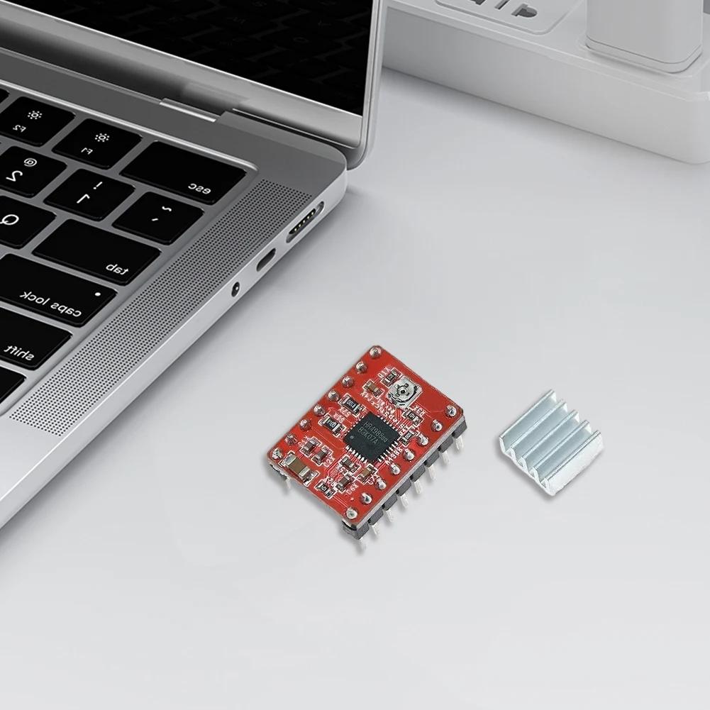 

A4988 DRV8825 Stepper Motor Development Board with Heat Sink Motor Driver Control Extension Shield Module for 3D Printer a4988 green