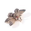 Rhinestone Bee Insect Brooches Vintage Metal Pin Scarf Clip Clothes Accessories