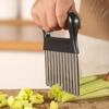 Sharp Wave Potato Cutter Manual Wave French Fries Cutter Potato Slicer  Kitchen Gadgets