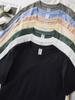 New Loose Pure Cotton Short-sleeved T-shirt Regular Shoulder Round Neck Tops Solid Color Versatile Short-sleeved Bottoming Shirt