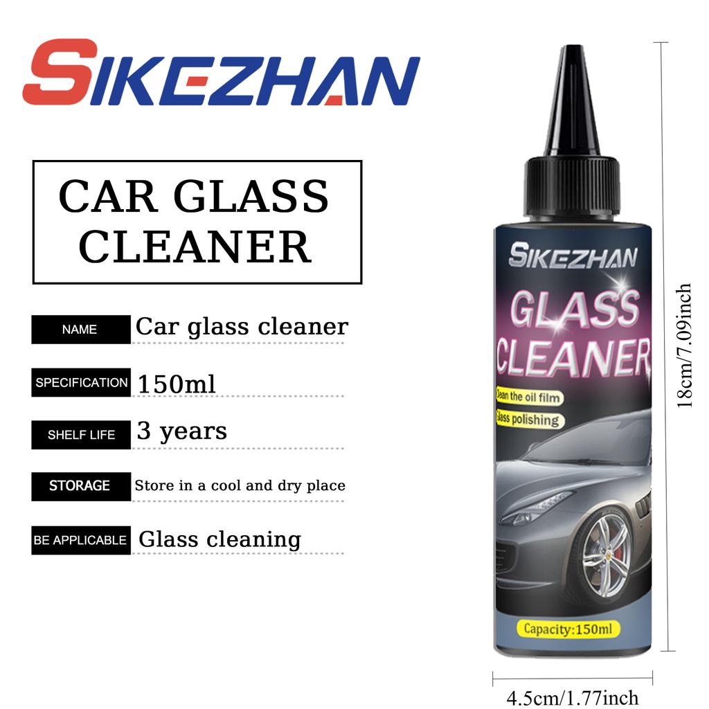 Car Glass Anti-rain Water Spray Repellent Nano Coating Hydrophobic Waterproof Agent Oil Film Removing Auto Glass Film Agent