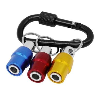 3 Stück 1/4 Zoll Schaft Schraubendreher Bit Halter Verlängerungsstange Schraube Schlüsselanhänger für Bohrmaschine Schraubendreher Bit