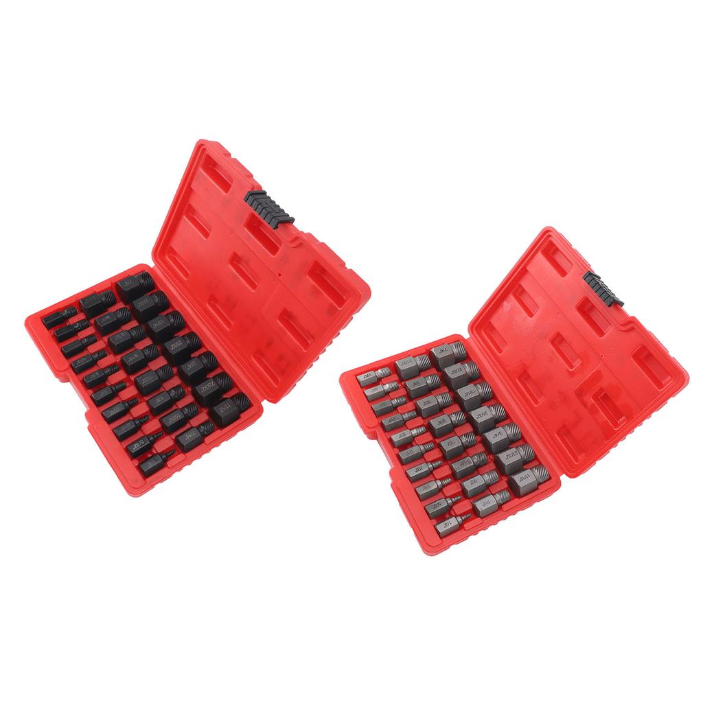 25 Pieces Screw Extractors Hex Shank  Screw Remover Tool for Damaged Broken Stripped Screws