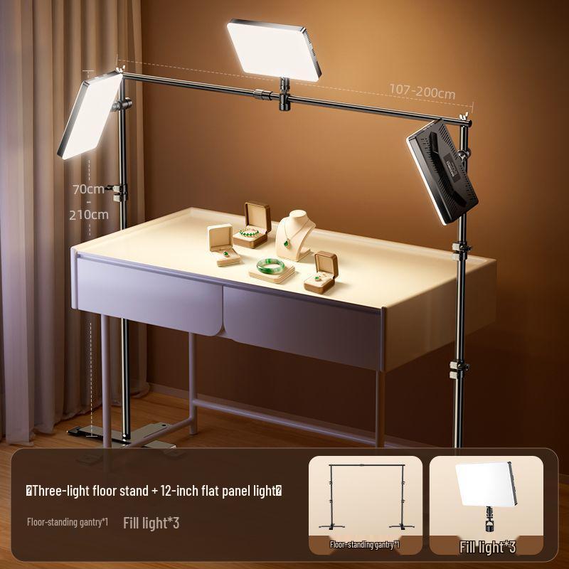 Broadcast Fill Light: LED Desktop Top Light for Live Room Photography and Professional Lighting
