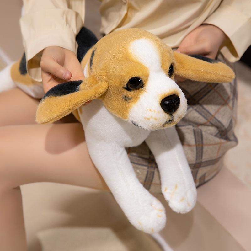 Simulation lying down Migru doll plush toy puppy dog doll child companionship soothing doll