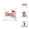 Cheerful Christmas Themed Pillow Case Cushion Cover For Joyful Holiday Decor