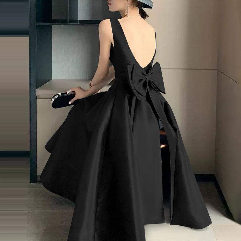 

ZANZEA Женское летнее повседневное платье с квадратным вырезом, без рукавов и с открытой спиной S