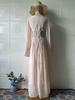 Retro Long Sleeve Waist-Cinching Fairy Dress 2025 - European and American Spring Style