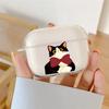 Cute Cartoon Black Cat Earphone Case for Airpods 4th 3rd 2 Pro Soft Cover for Airpod 2 3 1 Protective Accessorie Shell Fundas