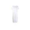 Casual Draped Maxi T-Shirt Dress Women Dresses White GV0346