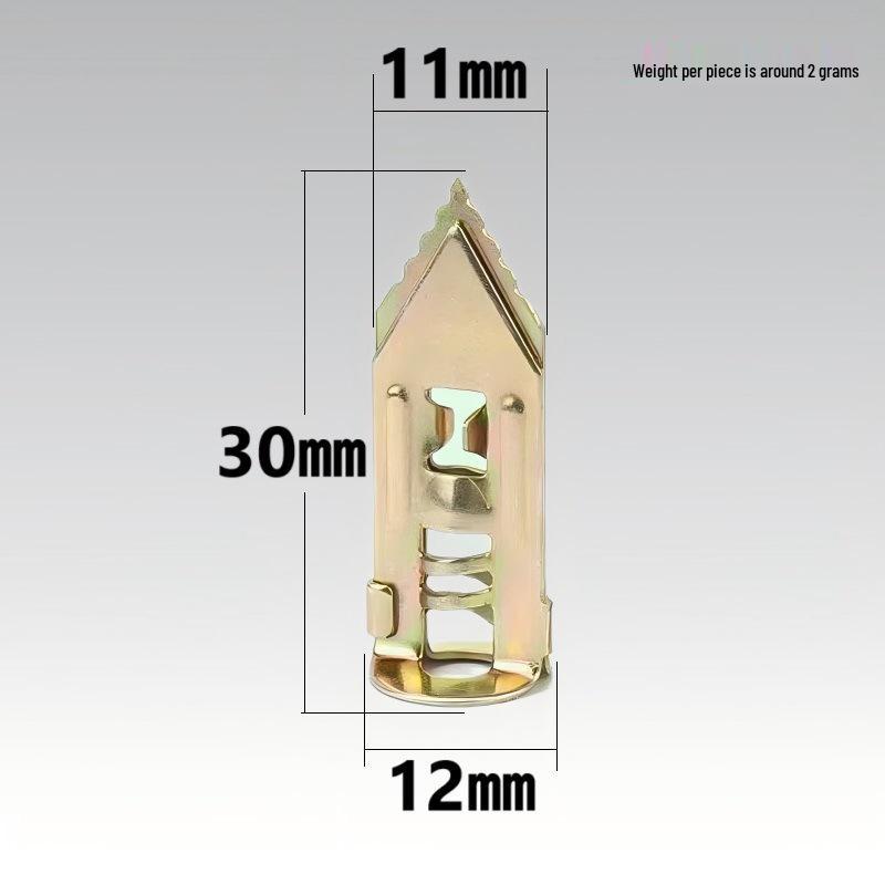 Portable No-Drill Gypsum Board Expansion Screw for Fiber Cement Board