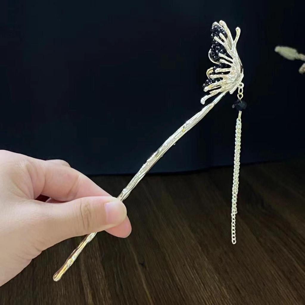 2023 New Ancient Style Tassel Hairpin - Chic Chinese Step Shake Hanfu & Cheongsam Accessory