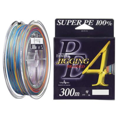 Yamatoyo Tegus PE Jigging 4 Fios, 300m, 2 No. 2, 27lb, 4 Fios, 5 Cores