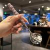 New Stainless Steel Pearl Handle Spoon Five-color Imitation Ceramic Stirring Spoons Long Handled Dessert Spoon Household