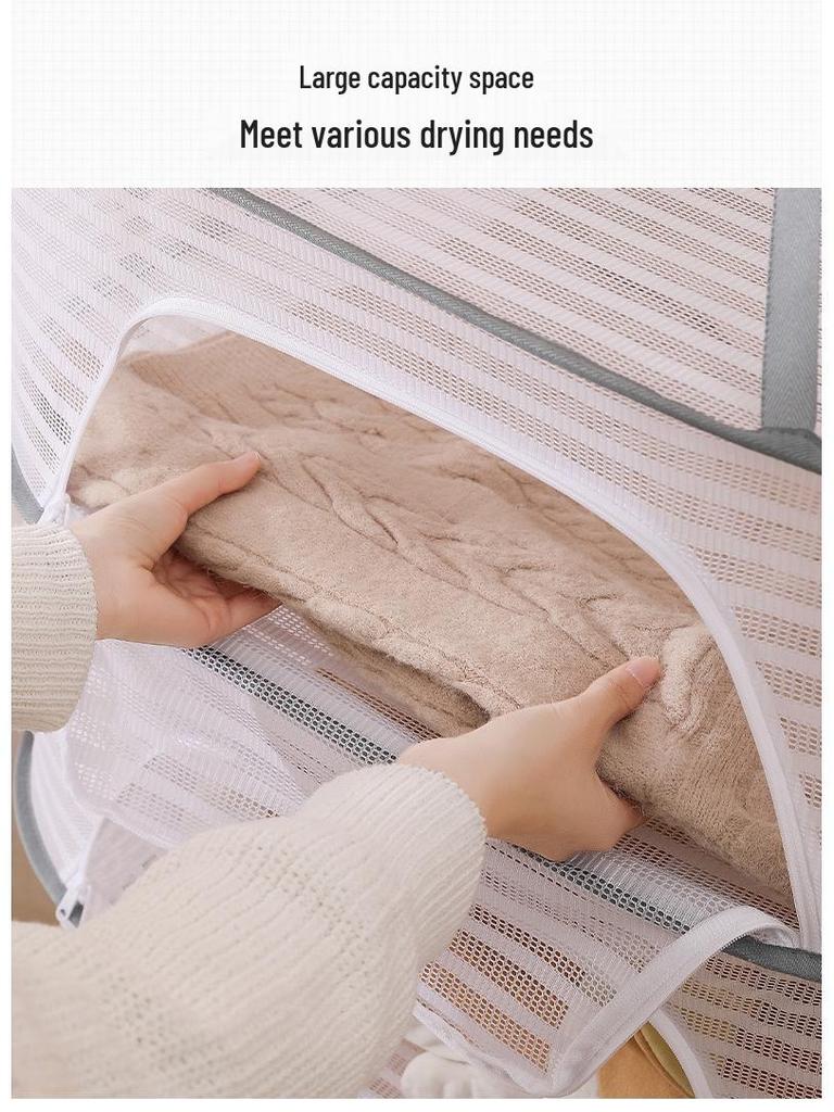 Foldable Fly-Proof Drying Net for Vegetables and Fish