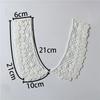sales of 1-10 pieces Black and white embroidery hollowed out Shredded milk decoration DIY sewing lace accessories
