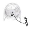 Desk Fan 360 Degree Rotation Low Noise Brushless Motor USB Powered Portable Small Table Fan for Home Desktop   Travel