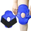 Knee Ice Pack for Injurie Gel Reusable Hot Cold Compress Compression Wraps for Sprains Swelling Cooling Knee Brace for Women Men