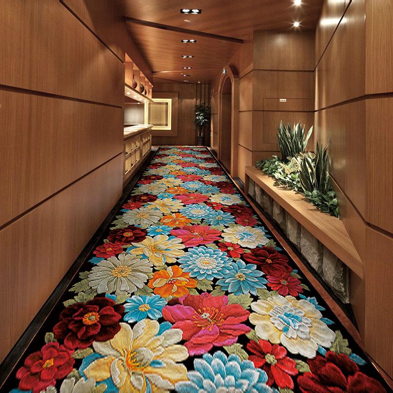 WTEMPO Long Corridor Carpet Stairway Hotel Kitchen Carpe Door Mat Foot Mat Door Mat Entrance Mat