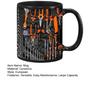 Werkzeugkasten Mechaniker Keramiktasse Große Kapazität Kaffeetasse Spülmaschinen- & Mikrowellengeeignet Handgefertigt Trinken