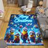 1Pc Merry Christmas Minions Rug Office Carpet Indoor Outdoor Doormat Nonslip Soft And Comfortable Living Room Christmas Halloween Gift D91845