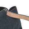 HERMES Kabak Elan PM Shoulder Bag Tote Bag Leather/Canvas Dark navy
