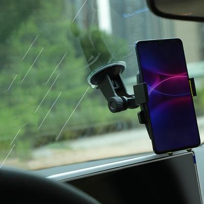Support de téléphone portable ABS rotatif portable pratique Support de téléphone flexible pour voiture