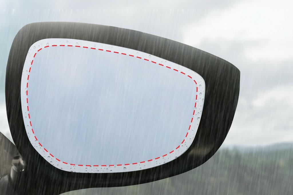 [Set of 2] ClearView MAZDA CX-60 KH Series Compatible Hydrophilic Film, Door Mirror, Side