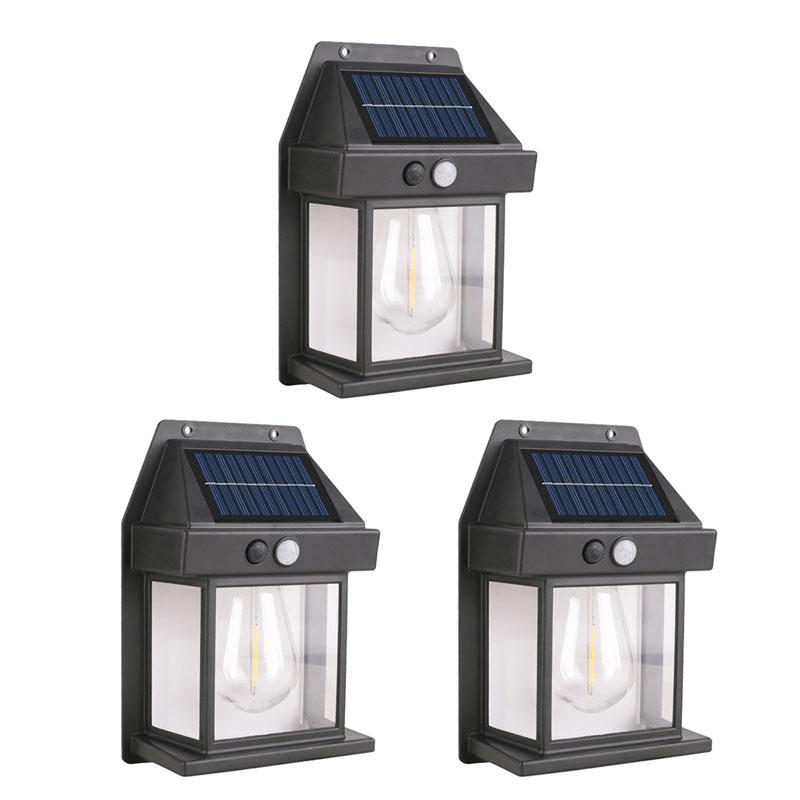Solar Motion Sensor Outdoor Light, LED Street Light, Semi Embedded Installation, Suitable for Steps, Courtyards, Porches, Front Doors, Sidewalks