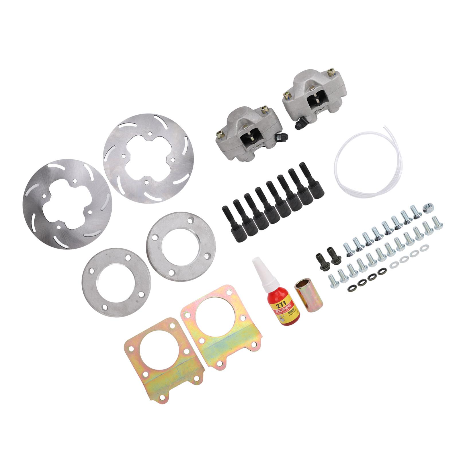 

ATV Front Disc Brake Conversion Kit Enhanced Braking Performance Power Disc Brake Kit for 450 Foreman 300 Fourtrax 4x4