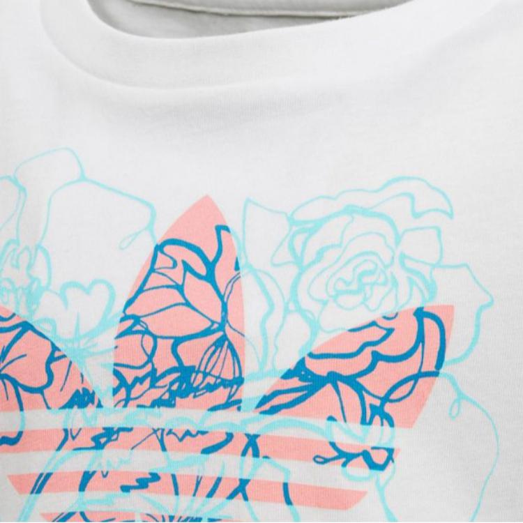 Adidas Originals T Shirt White Children Aged 3 7 Years Old FM4897