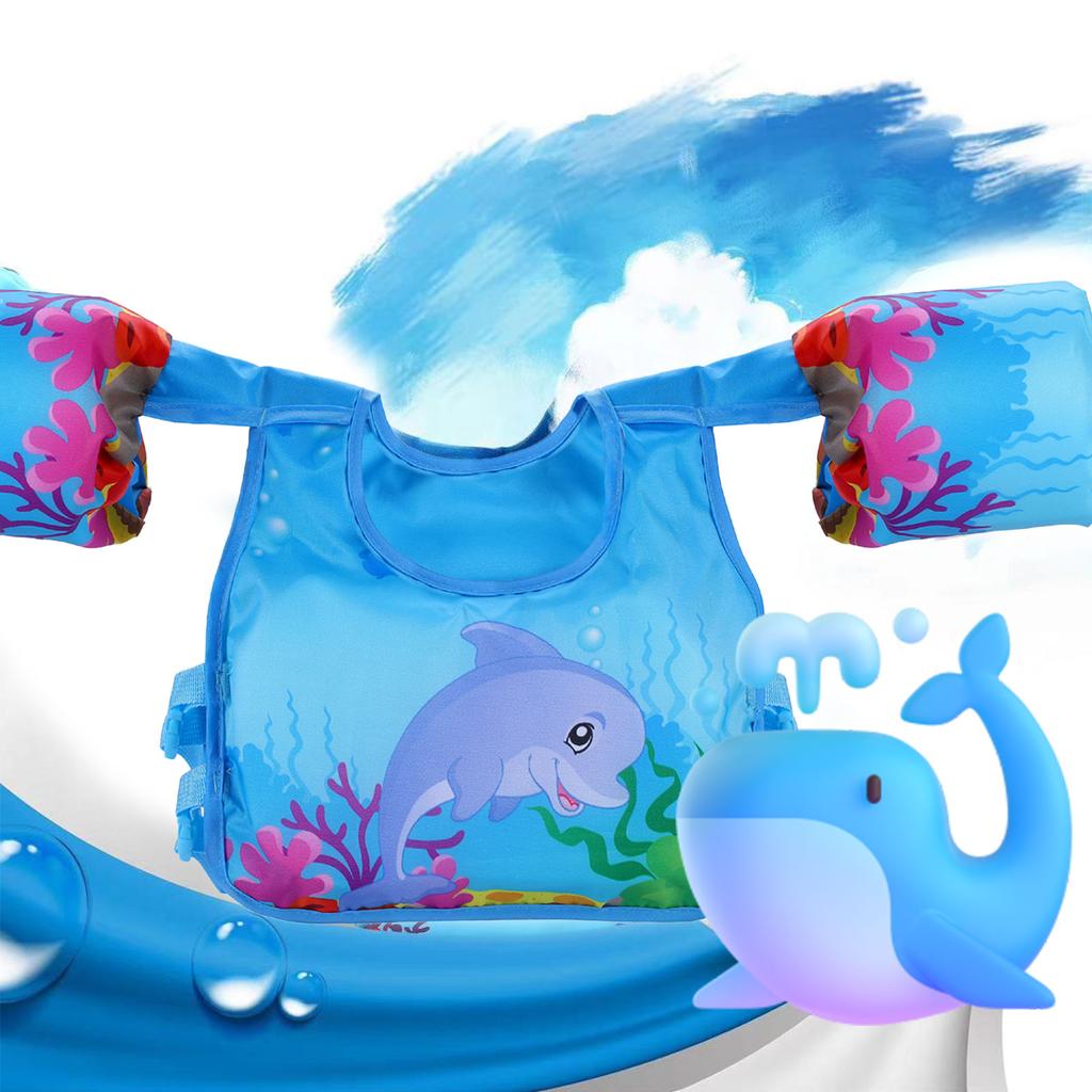 Colac de braț pentru bebeluși, manșon de braț, colac plutitor cu desene animate, vestă de salvare sigură, vestă de flotabilitate, spumă de înot, jucării de piscină, vestă de salvare, echipament de înot pentru copii