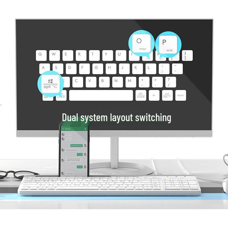 A4Tech FK25 Wired Ultra-Thin Silent Keyboard