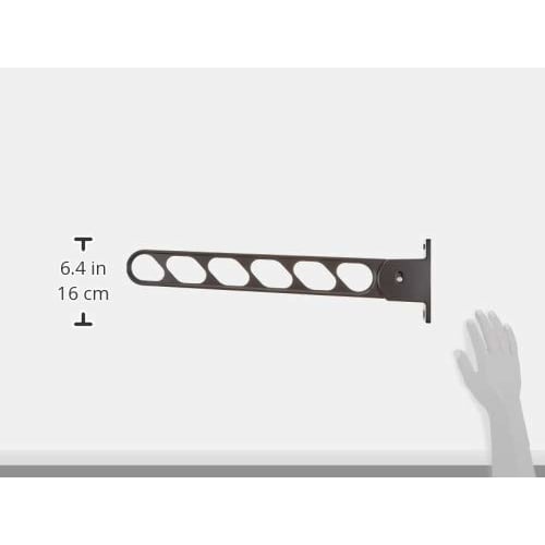 NASTA Aluminum Clothes Drying Hardware, KS-DA553AB-DB, Dark Bronze, Set of 2