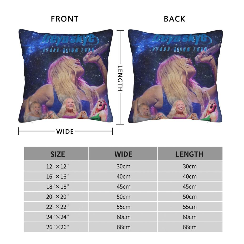 Freya Skye Stars Align Tour 2026 Pillow Covers Merch Printed Cushion Cover Gift  Throw Pillow Case Cover Home Multiple Sizes