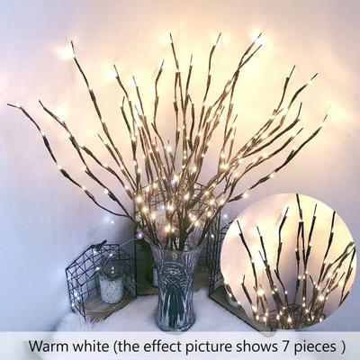 Rameaux de Bouleau de Simulation LED pour Jardin avec Lumières d'Ambiance Lumineuse Guirlande Lumineuse Décorative Extérieure Décoration DIY