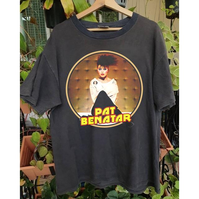 Collection Pat Benatar Black TShirt Tee Cotton Reprint Unisex S2XL Unisex T-Shirt L