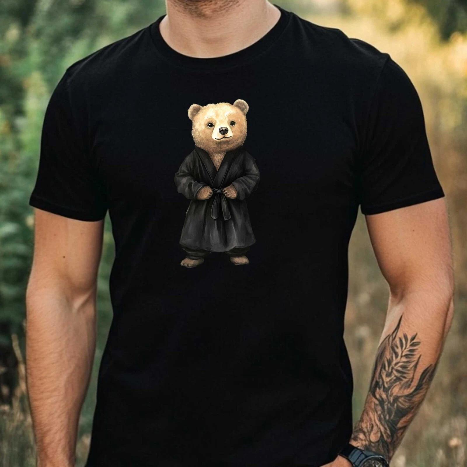 T-Shirt Herren Papa Bär Motiv Baumwolle Größe XS bis 5XL XS