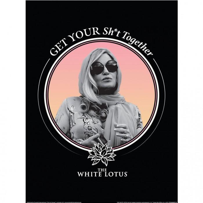 Tisk White Lotus Get Your Sh*t Together Print
