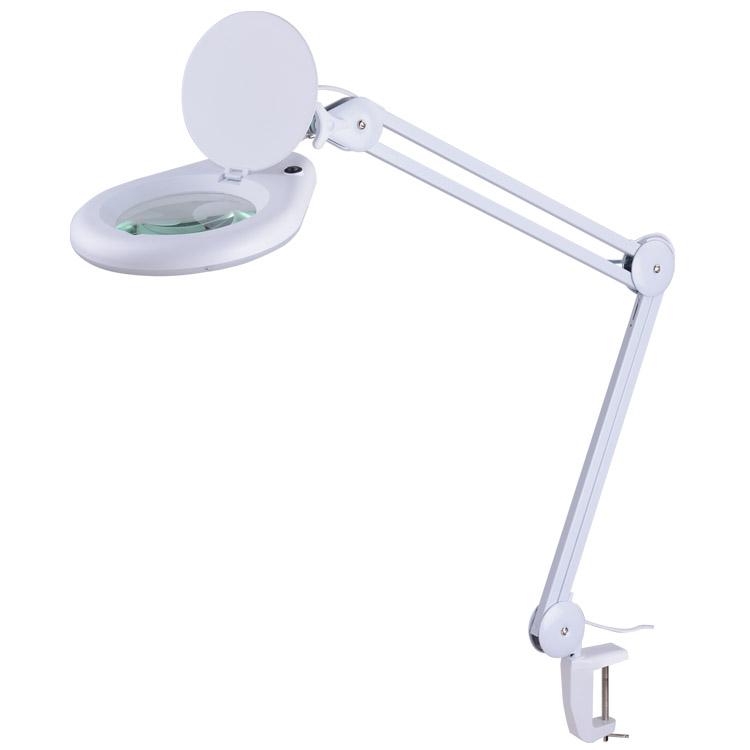 Professional Table Floor Lamp Portable Facial Steamer Magnifying Glass Lamp Round Led Lamp for Beauty Salon