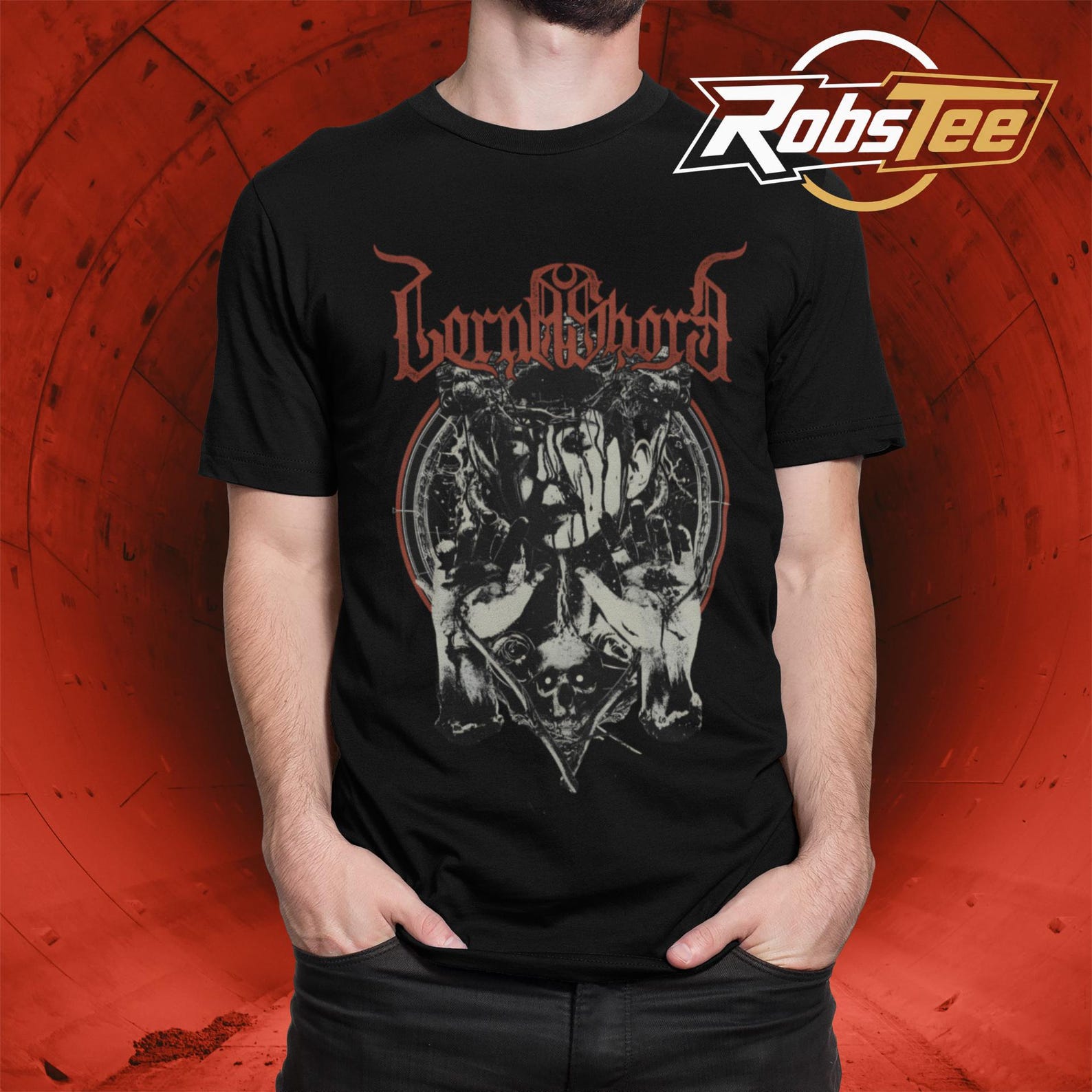 Limited Lorna Shore T-Shirt: Custom Print Heavy Cotton Tee M