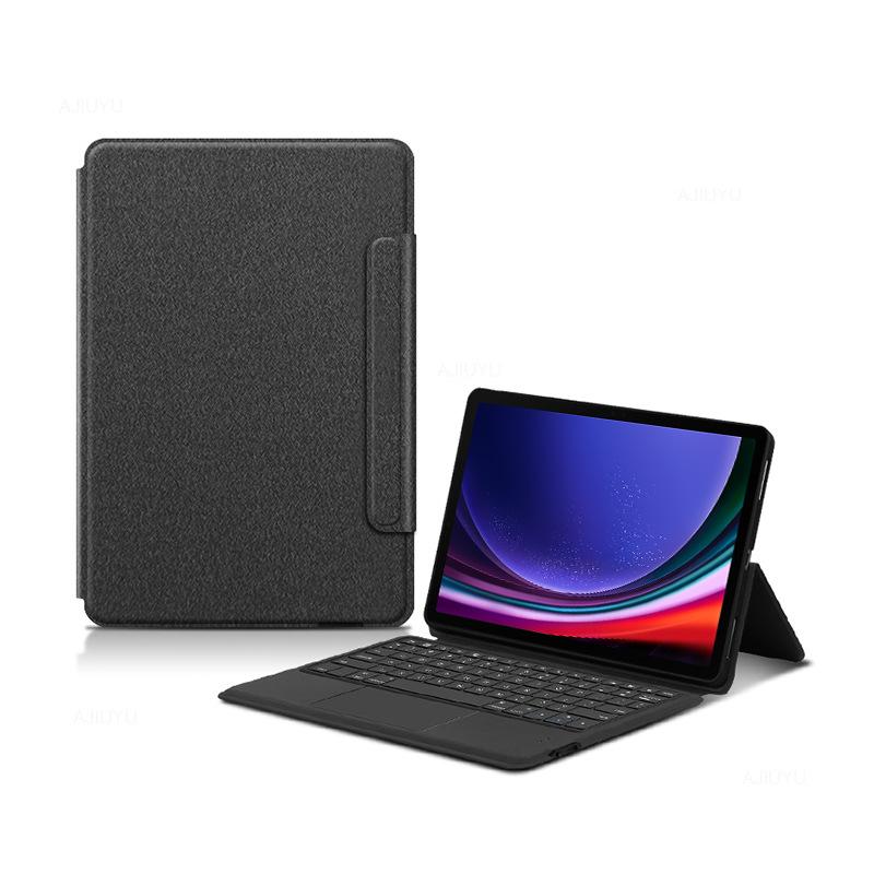 Vhodné pro Samsung Galaxy TabS9+ochranné pouzdro na tablet S9 11palcový dotykový Ultra Bluetooth klávesnice kožené pouzdro