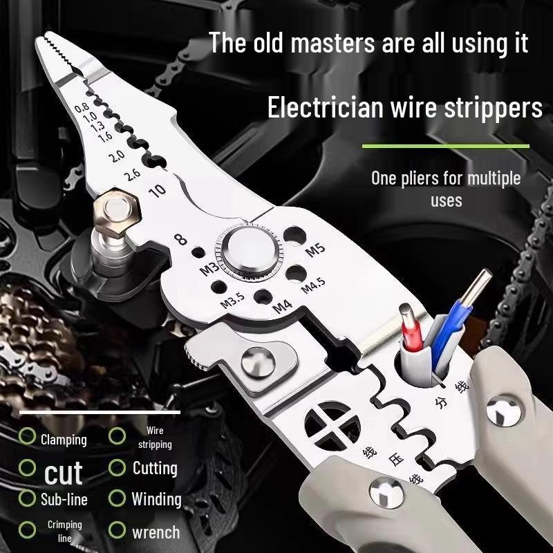 Newcomer Discount: Multifunctional Electrician Wire Stripping and Crimping Pliers