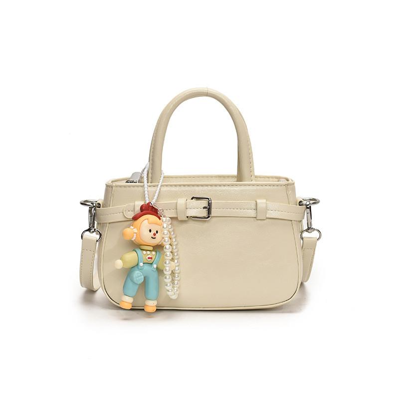 Fashion Small Crossbody Bag With Stitching Detail And Polyester Lining For Casual Outings