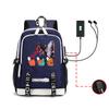 Animation, Chainsaw Man, Peripheral Backpack Usb Large-Capacity Computer Bag, Youth Schoolbag