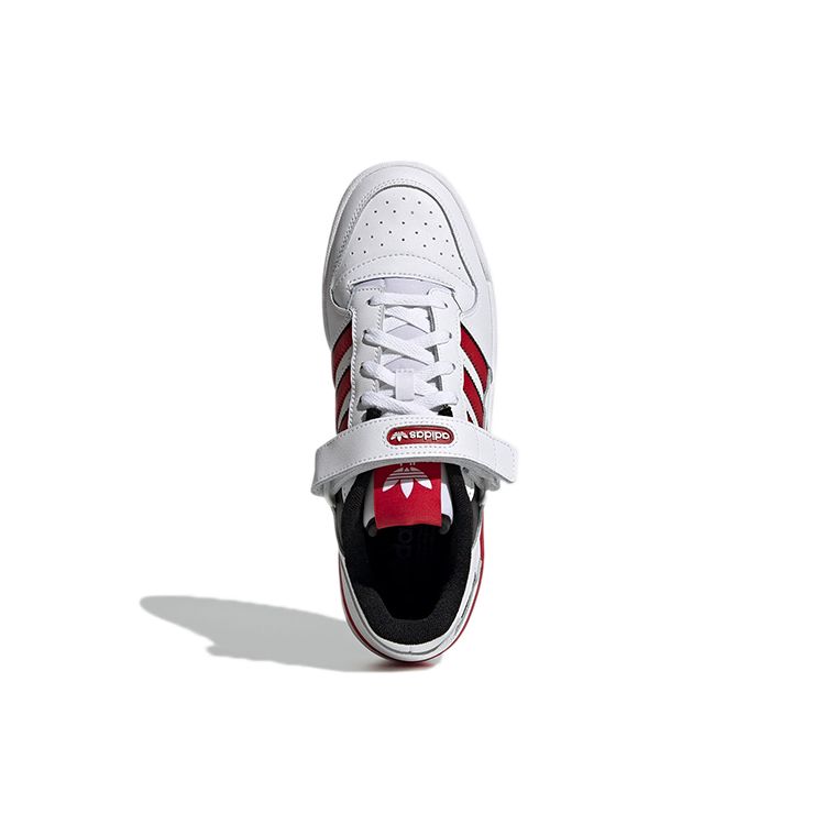 Adidas Originals Forum 84 Low Leather Retro Casual Low Top Sneakers Unisex Sneakers White Red Black GZ1838
