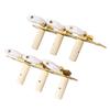 2 Stücke Klassische Gitarre String Mechaniken Tuning Pegs Keys Tuner Set Weiß Taste