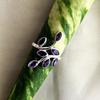 Silver Jewelry, Amethyst Ring, 925 Sterling Silver, Birthstone Jewelry, Statement Ring